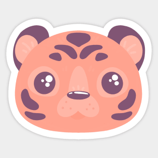 Tiger head Sticker